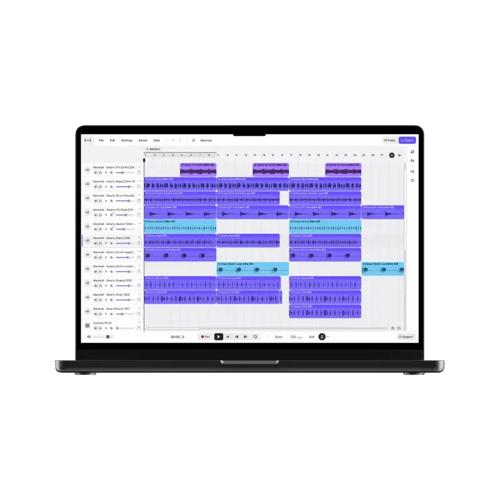 Soundtrap desktop UI mockup representing Rod Hamilton's remote Baltimore curriculum